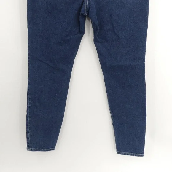 Good American Ankle Jeans Women's 14/32 Blue Skinny Stretch Denim 5-Pocket - Picture 6 of 7